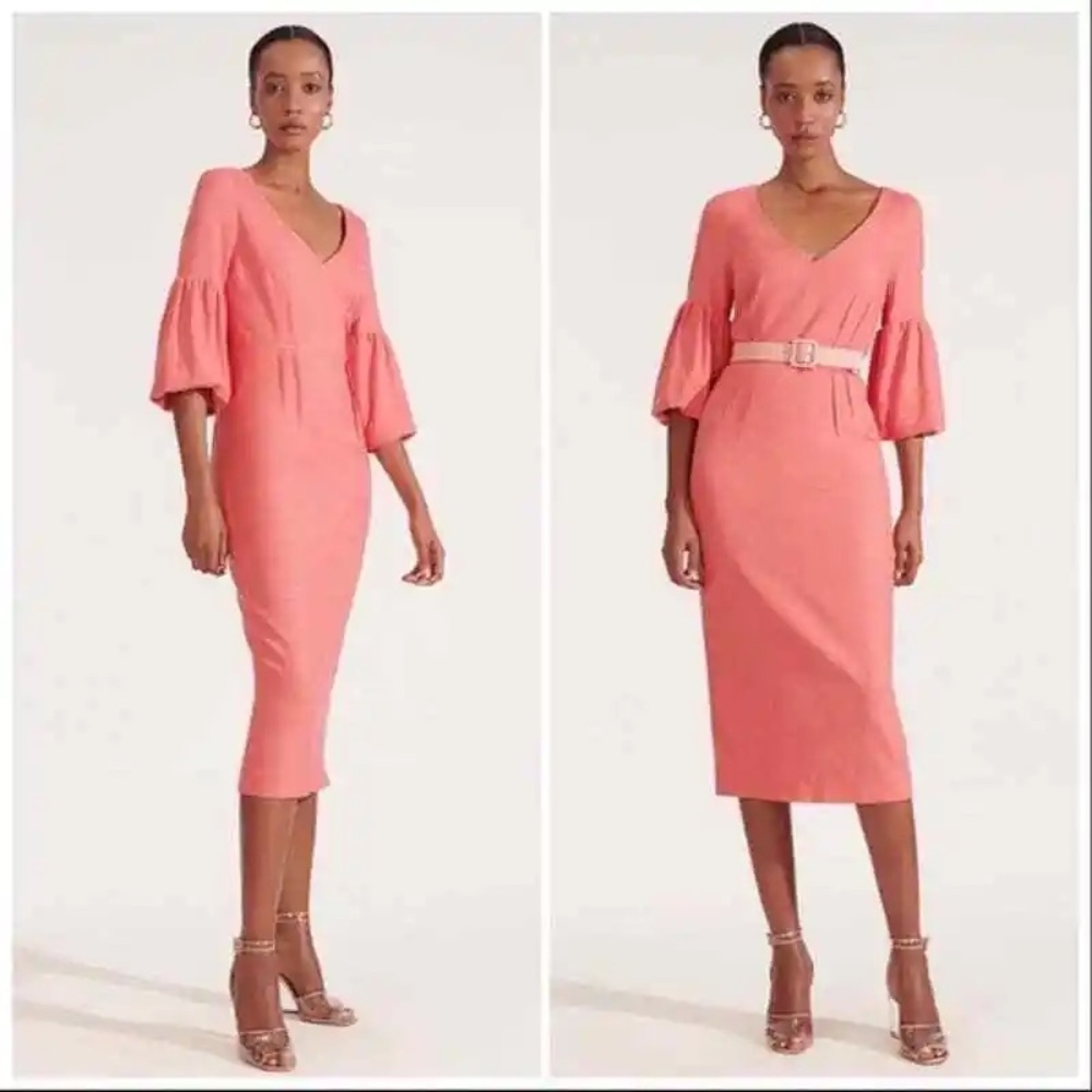 NWT Veronica Beard Amalita Tea Length Pencil Dress Sz6